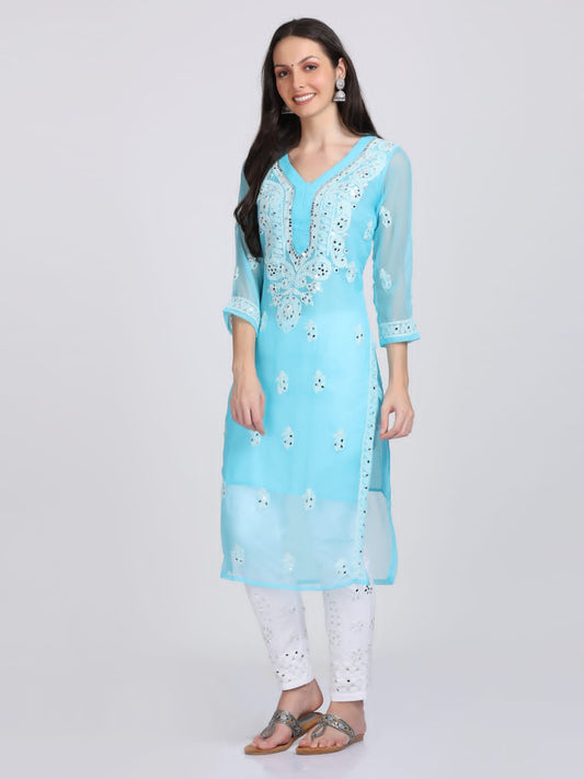 Mirror Gala Booti Kurti